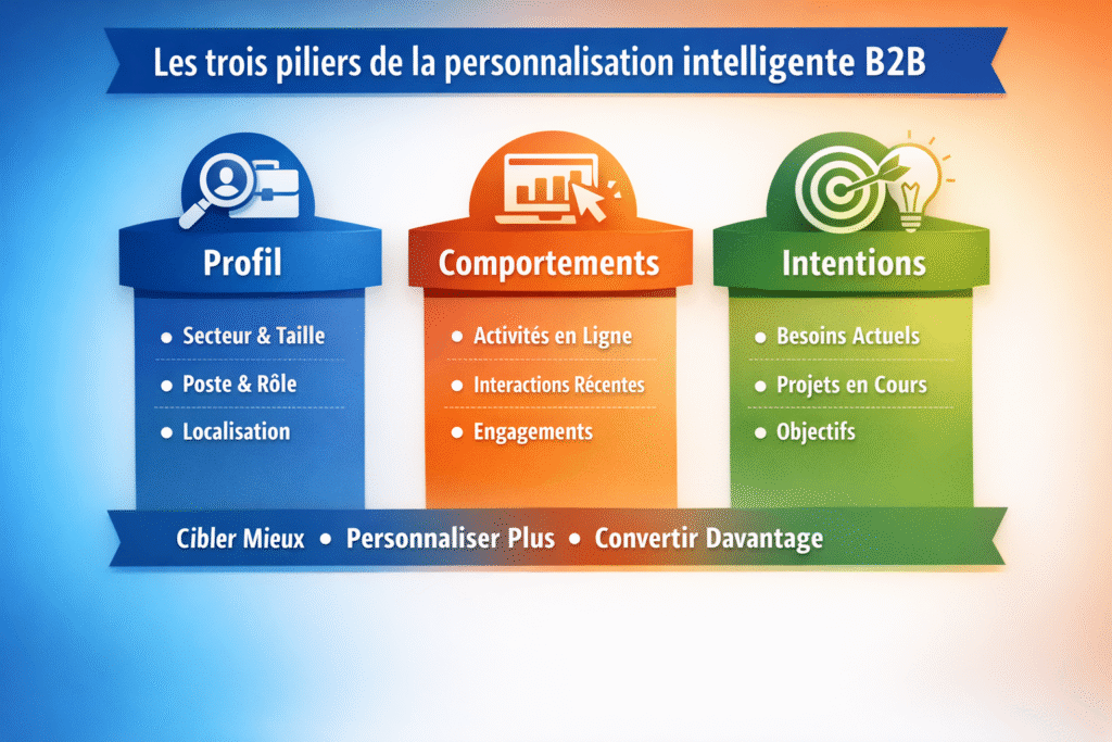 Les trois piliers de la personnalisation intelligente B2B