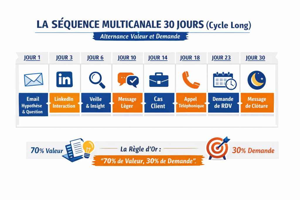 séquence multicanale 30 jours