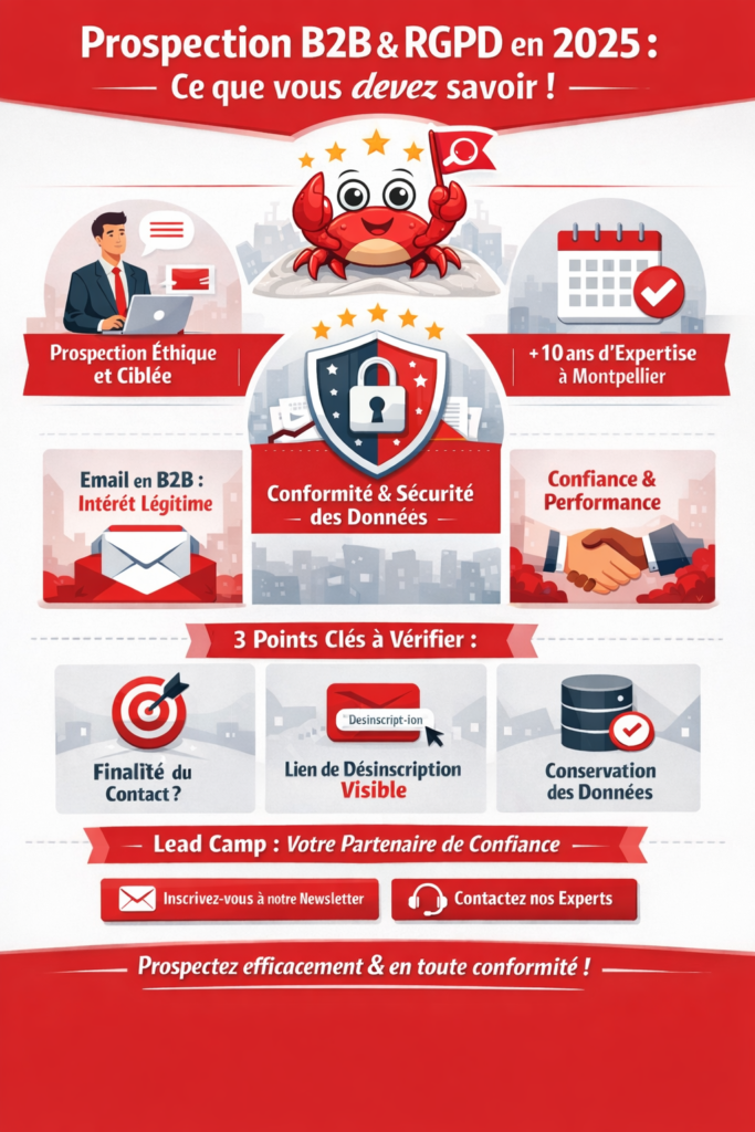Img : Prospection B2B et RGPD en 2025 : ce qu'il faut savoir