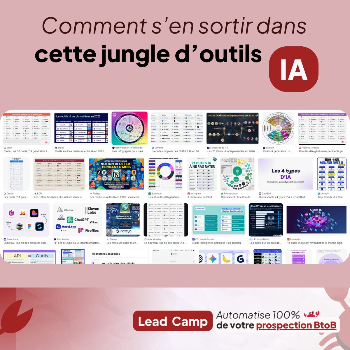 Comment s'en sortir dans cette jungle d'outils IA grâce à Lead Camp
